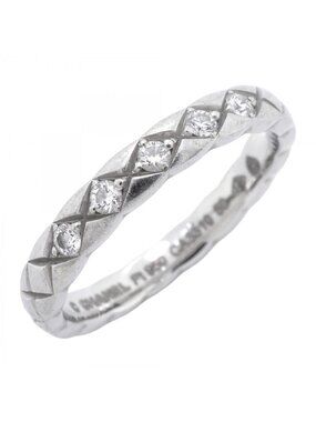 Chanel Ring Coco Crush Platinum Diamond